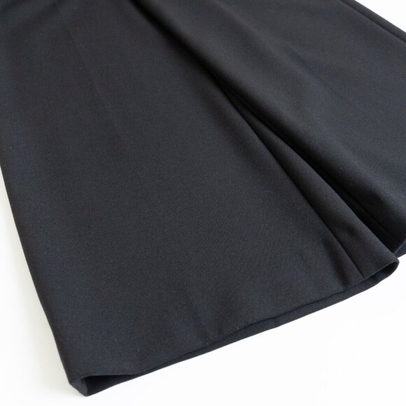 RED Valentino High-Waist Belted Wide Leg Cropped Trousers Culottes Black IT 36 - Picture 10 of 15